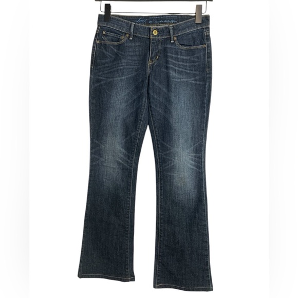 Levi’s Demi Curve Boot Cut Jeans, Dark Wash - Picture 1 of 16